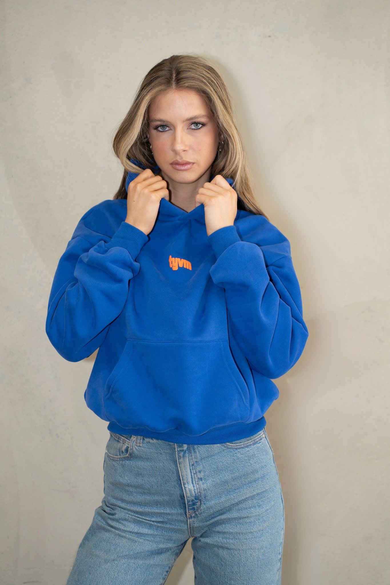 THANK YOU VERY MUCH BLUE HOODIE - PUFF