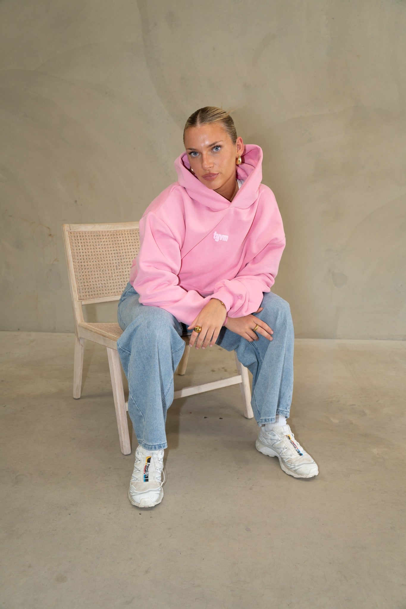 THANK YOU VERY MUCH PINK HOODIE - PUFF