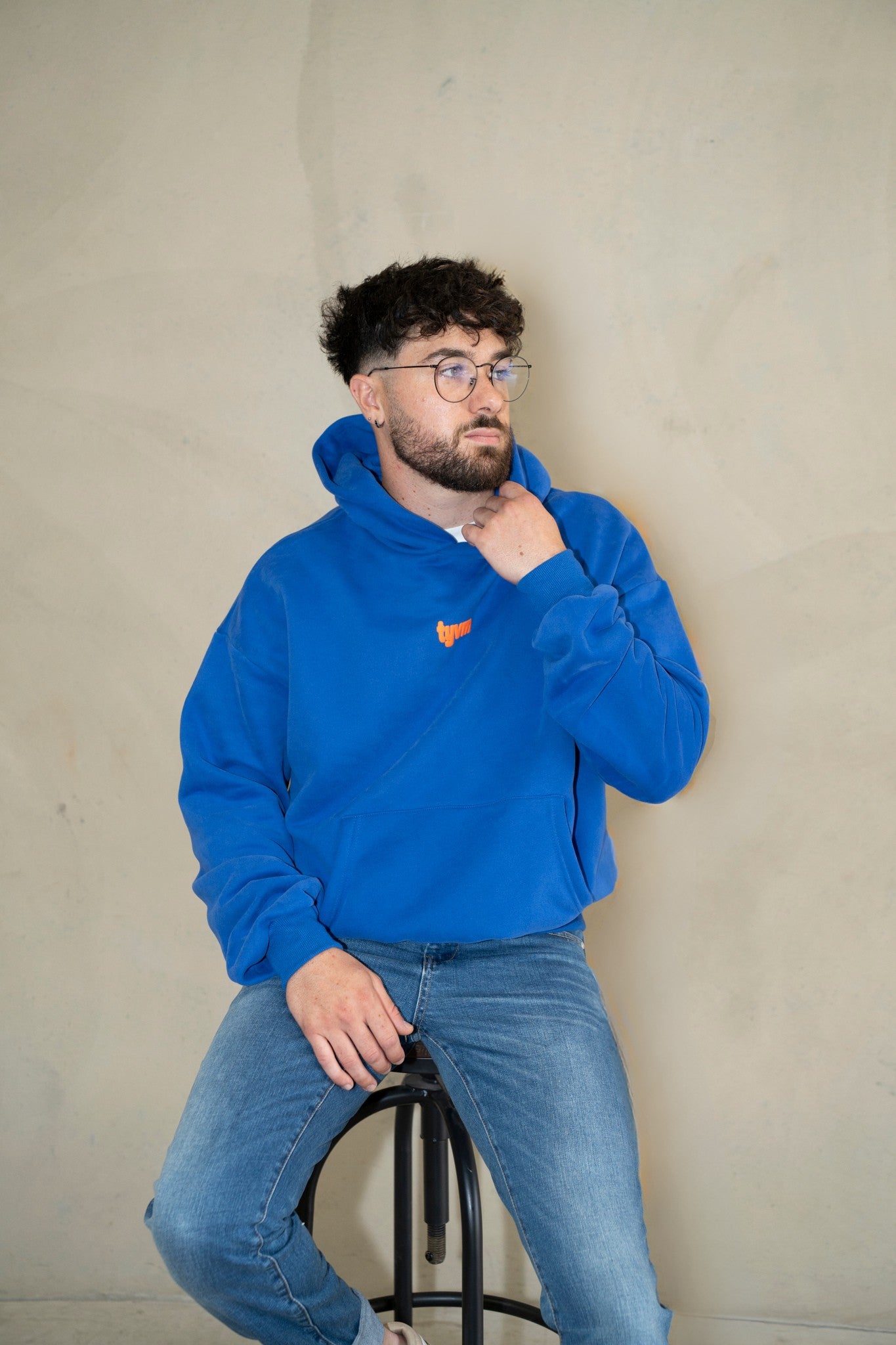 THANK YOU VERY MUCH BLUE HOODIE - PUFF