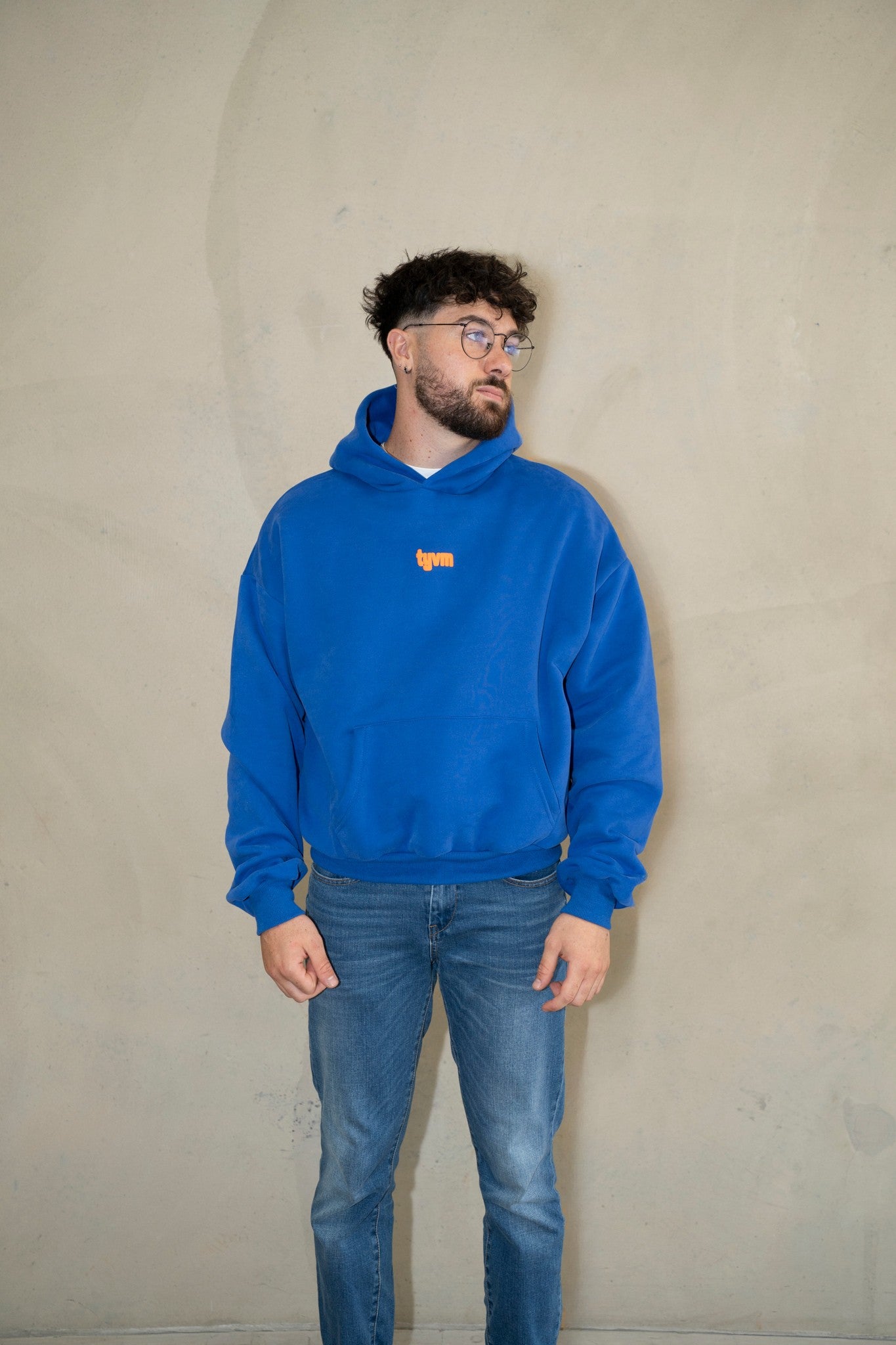 THANK YOU VERY MUCH BLUE HOODIE - PUFF