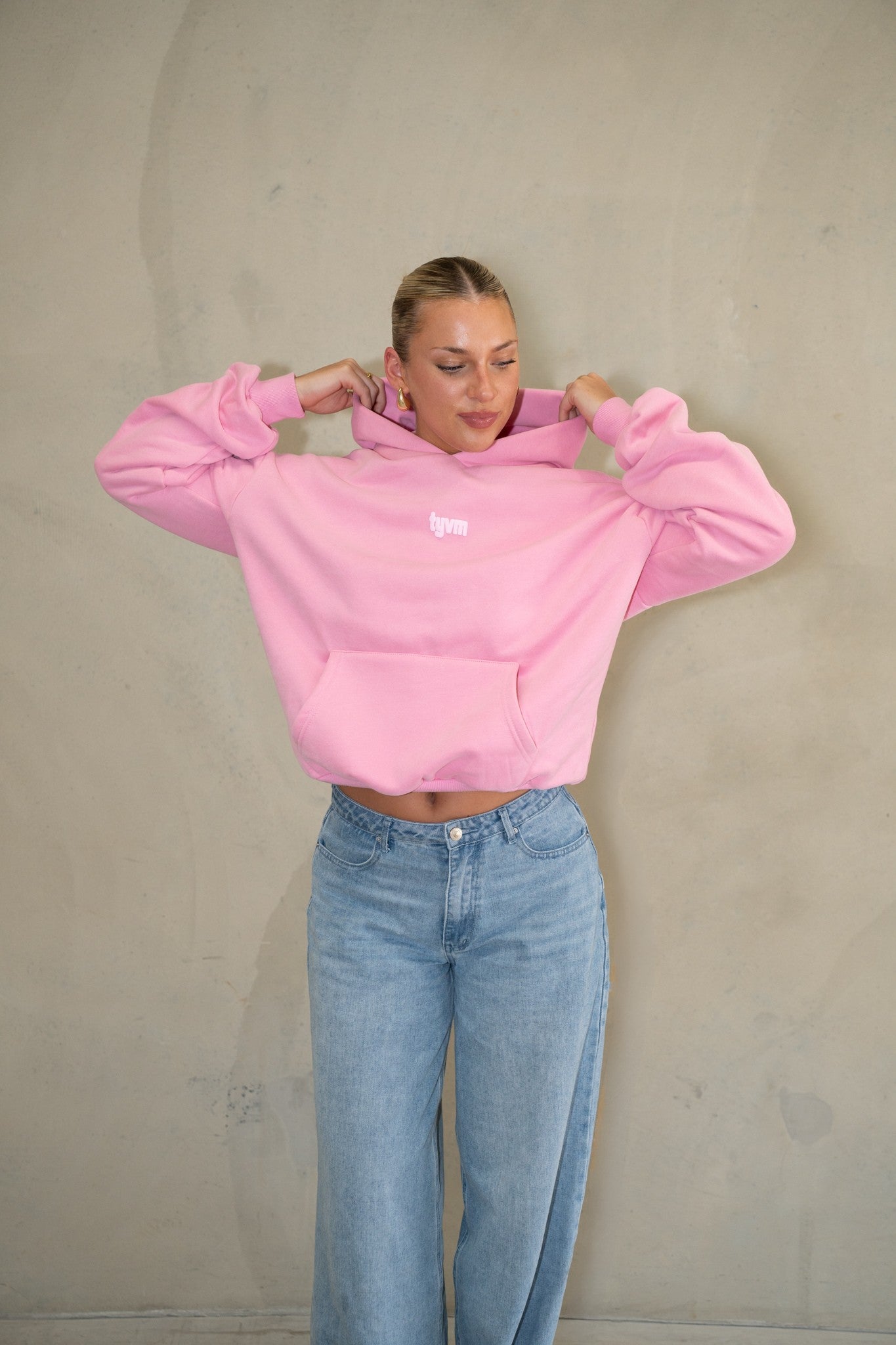 THANK YOU VERY MUCH PINK HOODIE - PUFF