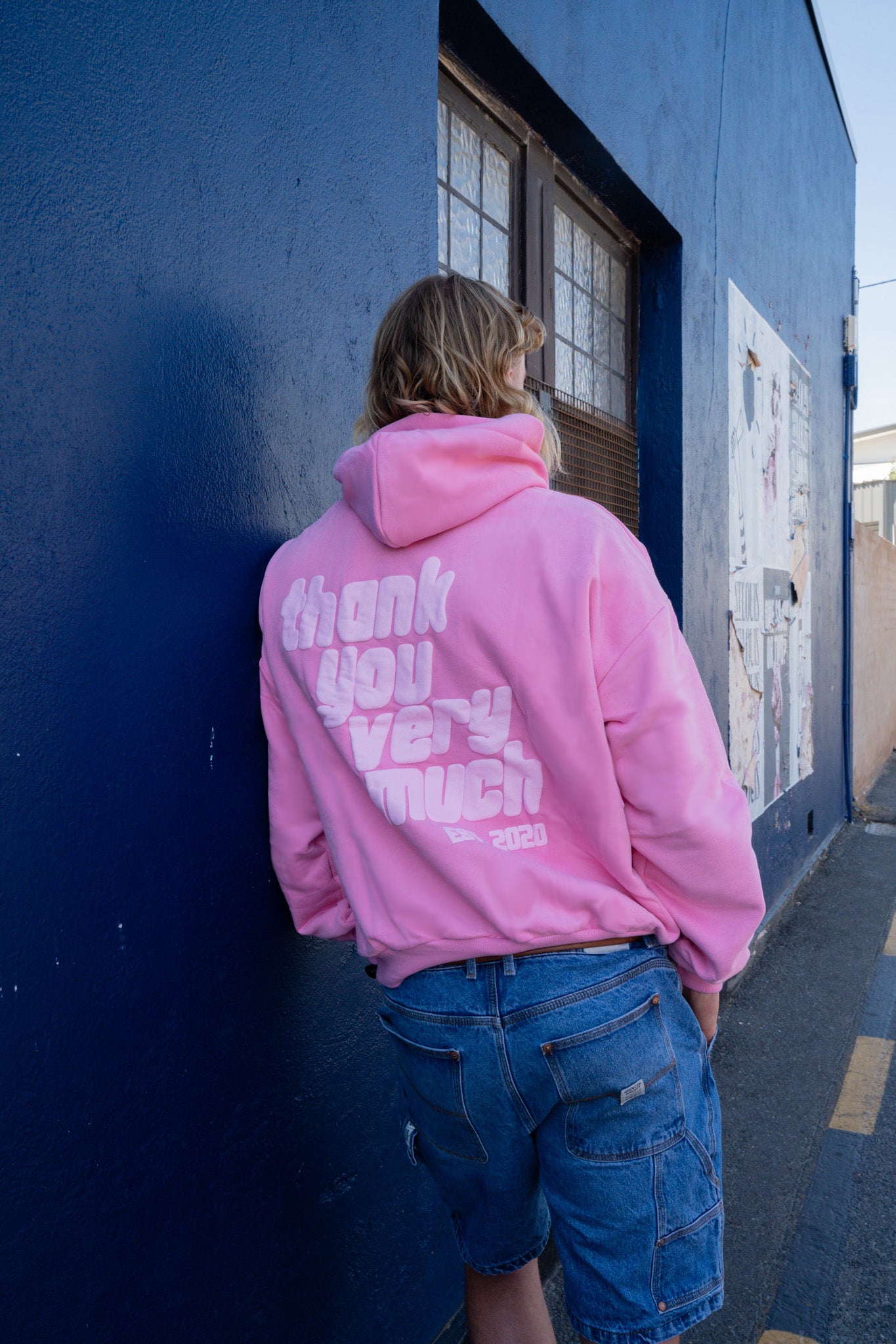 THANK YOU VERY MUCH PINK HOODIE - PUFF