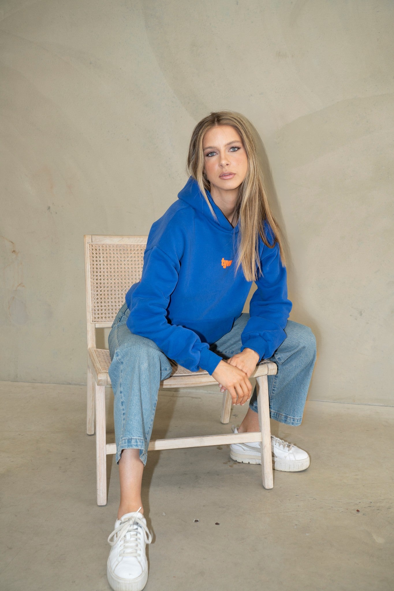 THANK YOU VERY MUCH BLUE HOODIE - PUFF